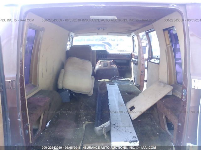 2B6FB13H2EK247977 - 1984 DODGE RAM VAN B150 BROWN photo 7