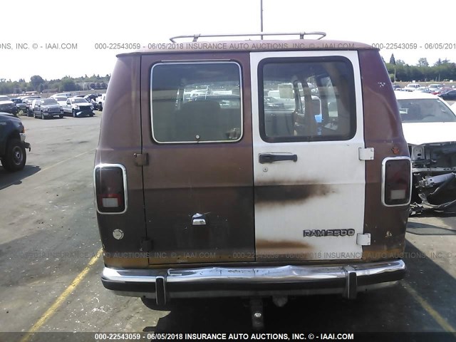 2B6FB13H2EK247977 - 1984 DODGE RAM VAN B150 BROWN photo 8