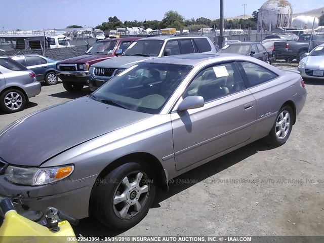 2T1CF22P4XC202339 - 1999 TOYOTA CAMRY SOLARA SE/SLE TAN photo 2