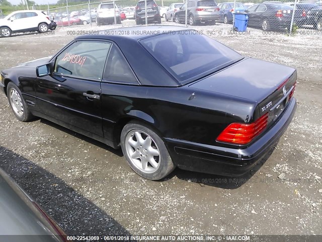 WDBFA67F4TF131467 - 1996 MERCEDES-BENZ SL 500 BLACK photo 3