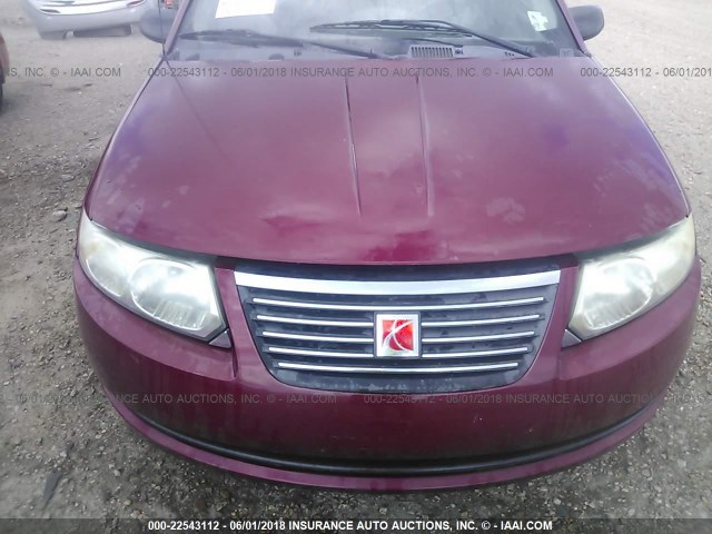 1G8AJ52F75Z127681 - 2005 SATURN ION LEVEL 2 Bordo foto 6