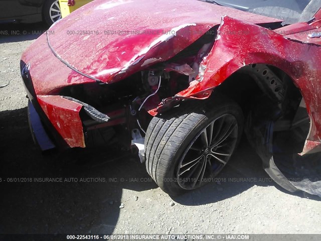 JF1ZNAA10G8707025 - 2016 TOYOTA SCION FR-S RED photo 6