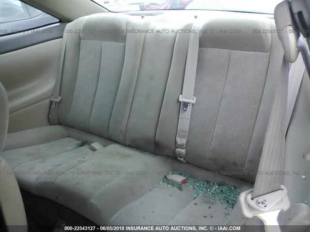 2T1CF22P0XC127462 - 1999 TOYOTA CAMRY SOLARA SE/SLE თაფლისფერი ფოტო 8