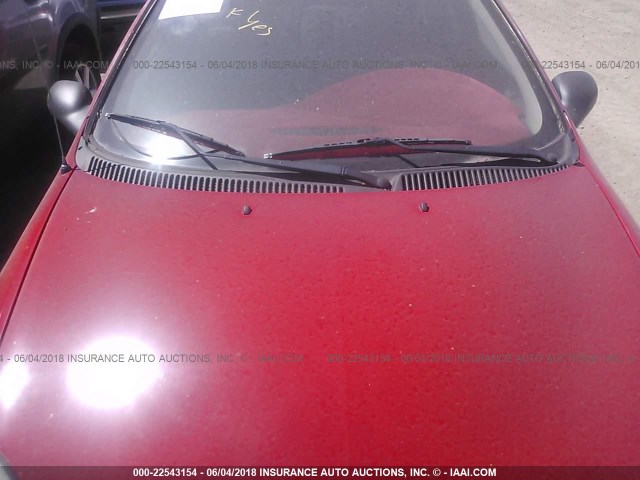 1B3ES26C05D102381 - 2005 DODGE NEON SE RED photo 6