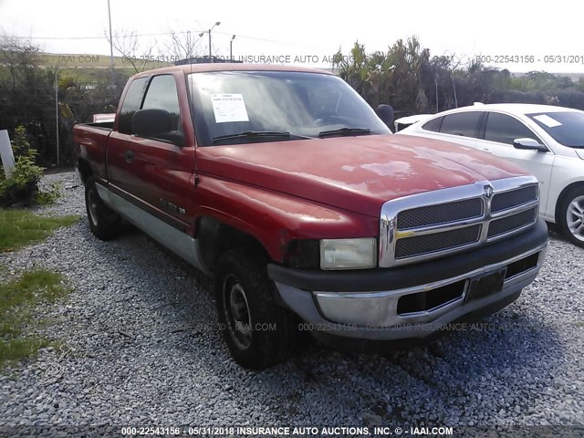 3B7HC13Y9YG136684 - 2000 DODGE RAM 1500 RED photo 1