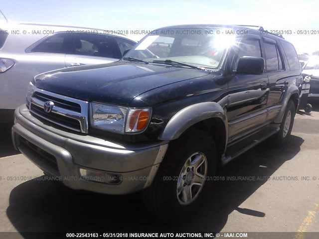 JT3GN87RXX0119014 - 1999 TOYOTA 4RUNNER LIMITED BLACK photo 2