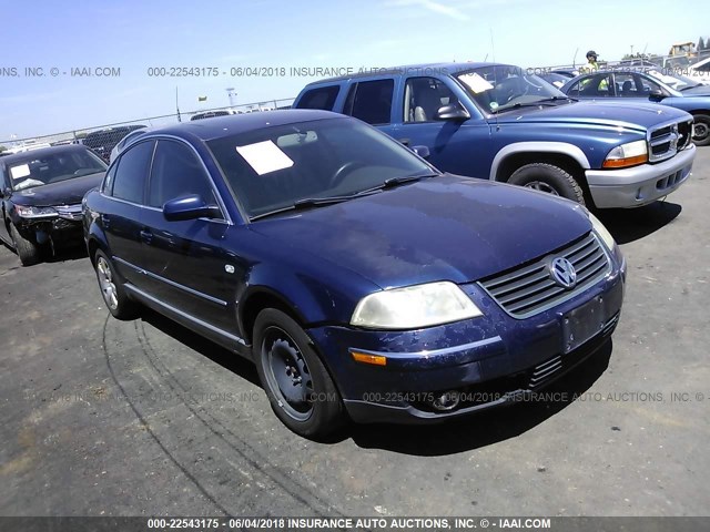 WVWRH63B52P010937 - 2002 VOLKSWAGEN PASSAT GLX 蓝色 照片 1