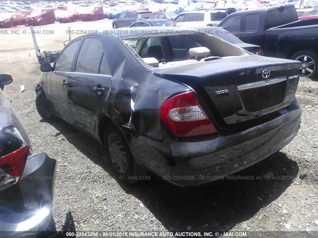 JTDBE32K920131148 - 2002 TOYOTA CAMRY LE/XLE/SE Qara foto 3