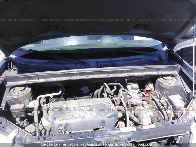 JTLKT324464086033 - 2006 TOYOTA SCION XB შავი ფოტო 10