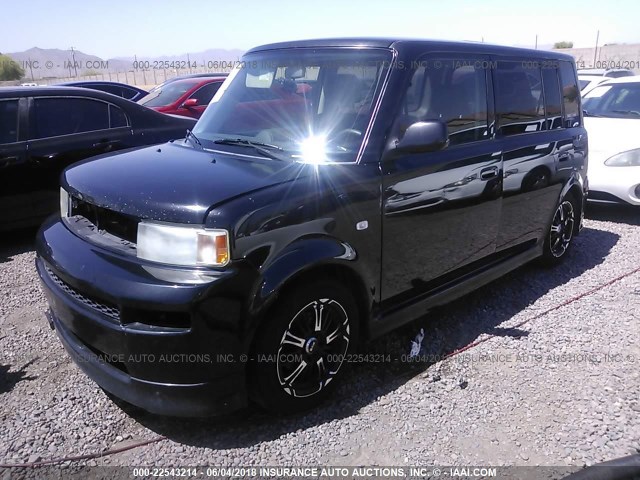 JTLKT324464086033 - 2006 TOYOTA SCION XB შავი ფოტო 2
