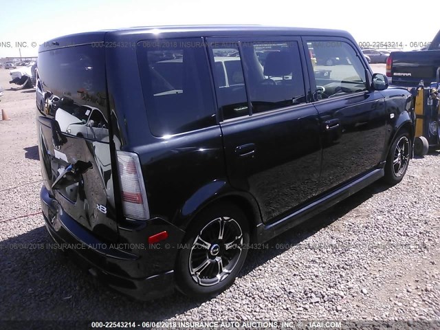JTLKT324464086033 - 2006 TOYOTA SCION XB შავი ფოტო 4