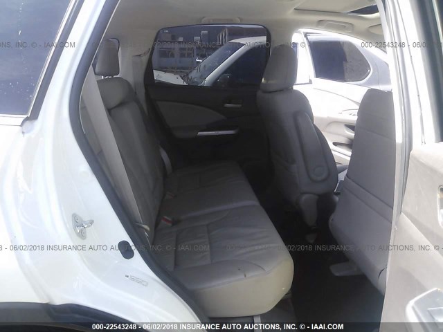 5J6RM4H71CL039567 - 2012 HONDA CR-V EXL 白色 照片 8
