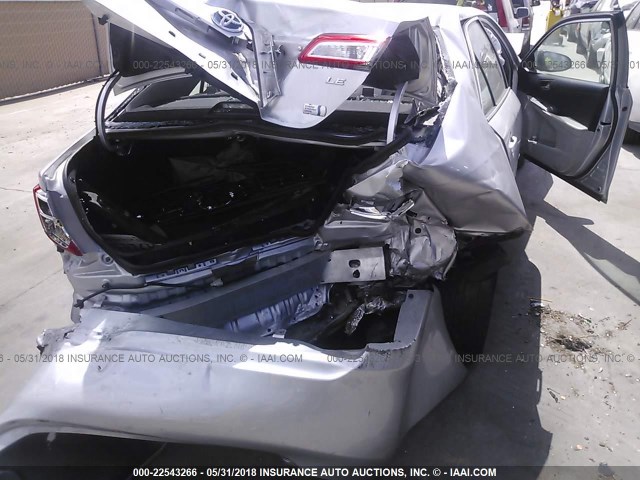 4T1BD1FK1DU093181 - 2013 TOYOTA CAMRY HYBRID/LE/XLE 灰色 照片 6