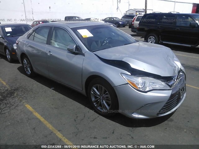 4T1BF1FK6FU904938 - 2015 TOYOTA CAMRY LE/XLE/SE/XSE SILVER photo 1