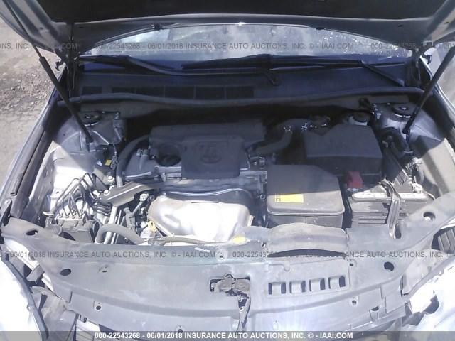 4T1BF1FK6FU904938 - 2015 TOYOTA CAMRY LE/XLE/SE/XSE SILVER photo 10