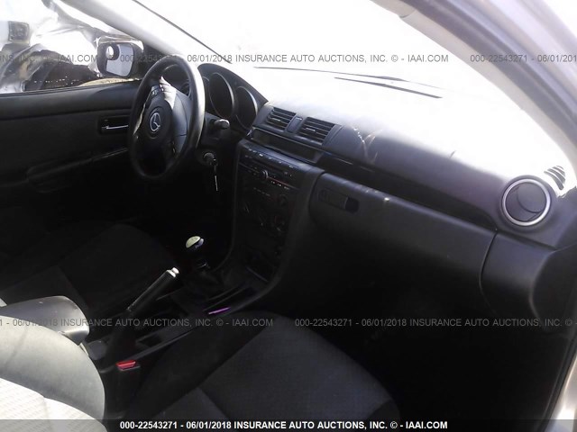 JM1BK32F861415544 - 2006 MAZDA 3 I SILVER photo 5