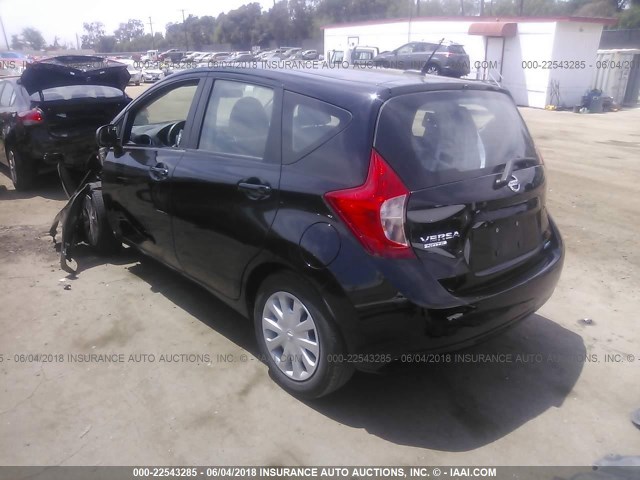 3N1CE2CP6EL368893 - 2014 NISSAN VERSA NOTE S/S PLUS/SV/SL BLACK photo 3