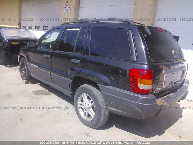 1J4GW48S54C169357 - 2004 JEEP GRAND CHEROKEE LAREDO/COLUMBIA/FREEDOM 黑色 照片 3