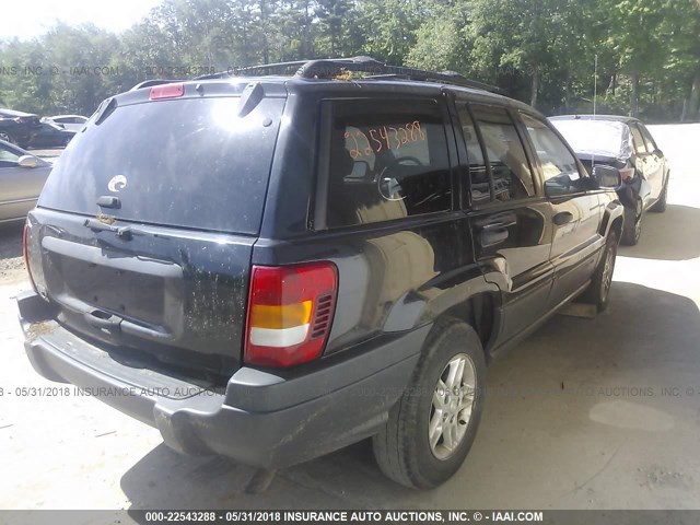 1J4GW48S54C169357 - 2004 JEEP GRAND CHEROKEE LAREDO/COLUMBIA/FREEDOM 黑色 照片 4
