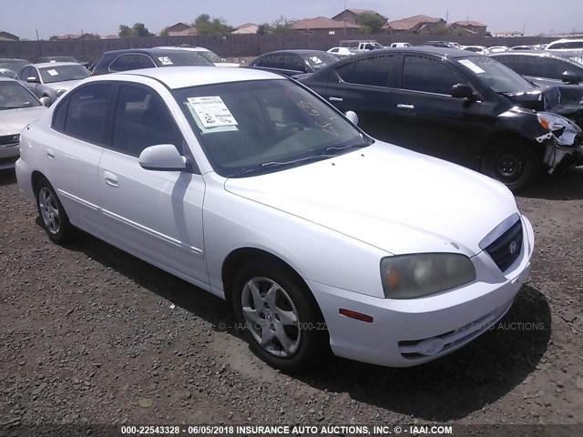 KMHDN46D44U905789 - 2004 HYUNDAI ELANTRA GLS/GT WHITE photo 1