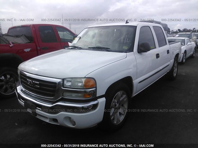 2GTEC13Z161292879 - 2006 GMC NEW SIERRA C1500 WHITE photo 2