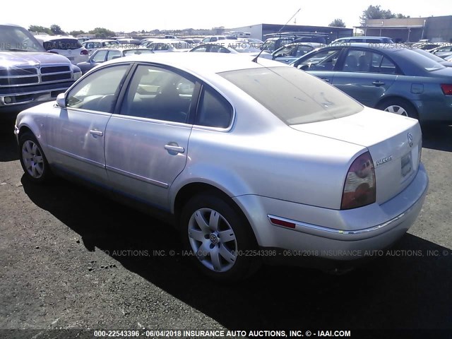 WVWRH63B53P117634 - 2003 VOLKSWAGEN PASSAT GLX 银色 照片 3