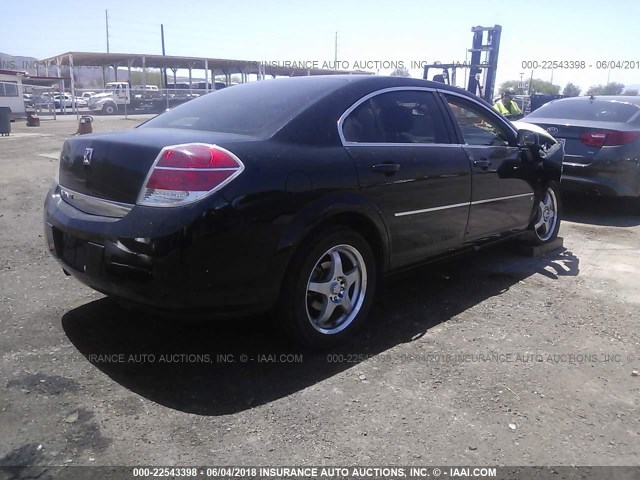 1G8ZS57N47F223451 - 2007 SATURN AURA XE BLACK photo 4