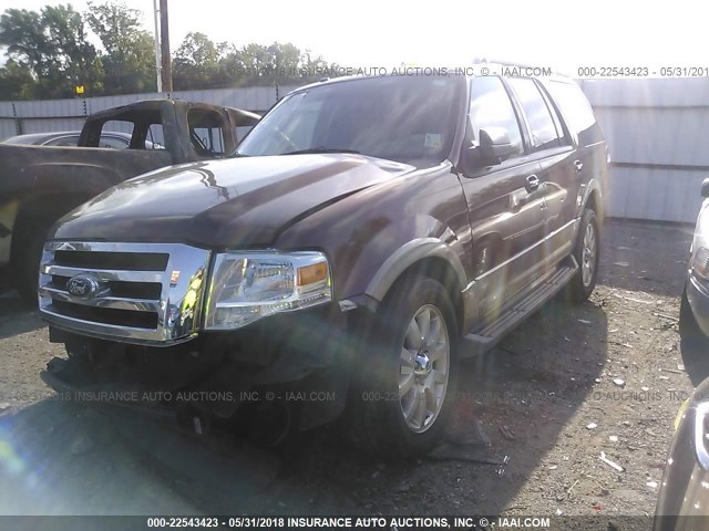 1FMJU1H51BEF56222 - 2011 FORD EXPEDITION XLT/KING RANCH BROWN photo 2