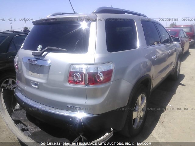 1GKEV337X8J264757 - 2008 GMC ACADIA SLT-2 SILVER photo 4