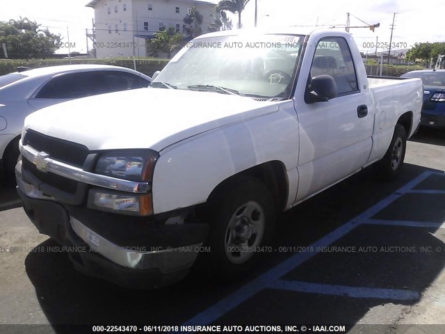 1GCEC14XX3Z233328 - 2003 CHEVROLET SILVERADO C1500 WHITE photo 2