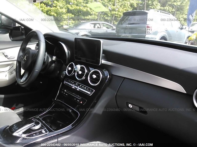 55SWF4KB0FU035385 - 2015 MERCEDES-BENZ C 300 4MATIC GRAY photo 5