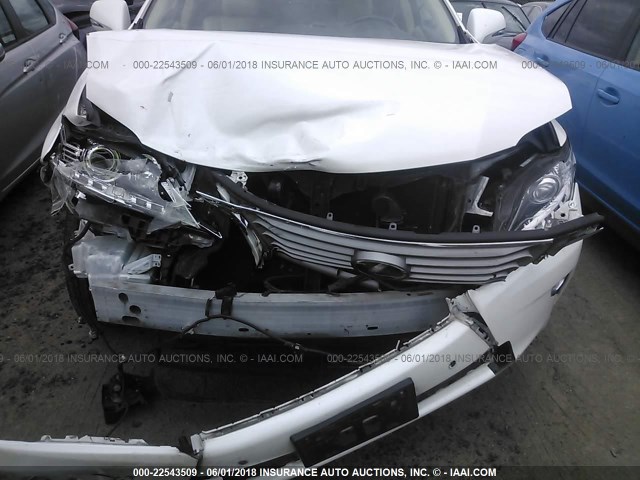 JTJBK1BA3E2463838 - 2014 LEXUS RX 350/BASE/F SPORT WHITE photo 6