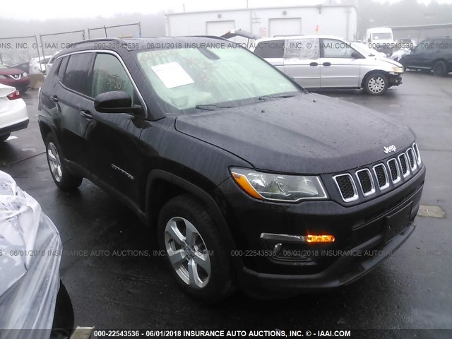 3C4NJDBB0JT177385 - 2018 JEEP COMPASS LATITUDE 黑色 照片 1