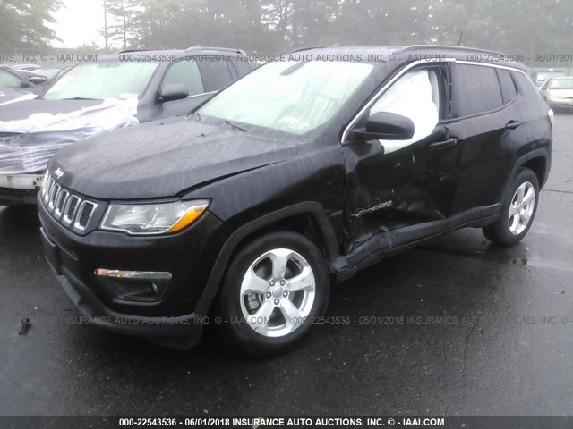 3C4NJDBB0JT177385 - 2018 JEEP COMPASS LATITUDE 黑色 照片 2