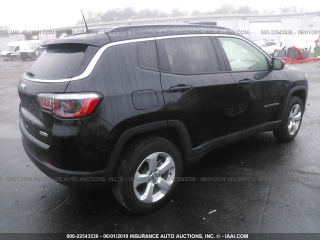 3C4NJDBB0JT177385 - 2018 JEEP COMPASS LATITUDE 黑色 照片 4