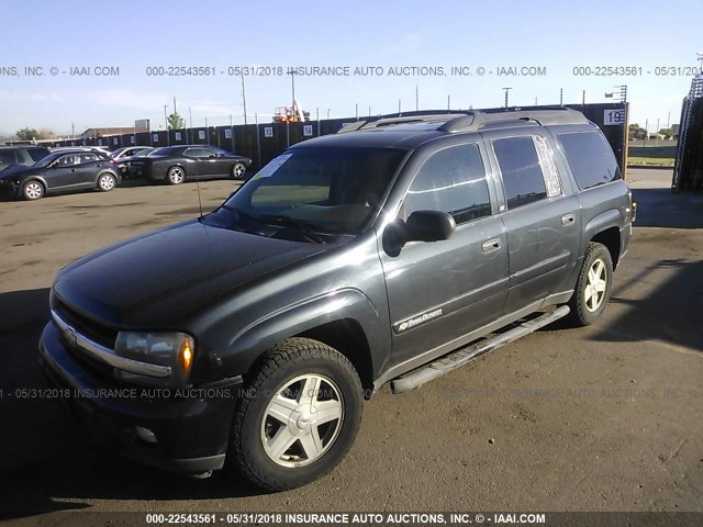 1GNET16S936209869 - 2003 CHEVROLET TRAILBLAZER EXT GRAY photo 2