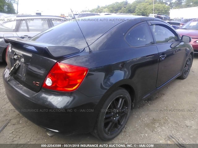 JTKDE177X60099035 - 2006 TOYOTA SCION TC 黑色 照片 4