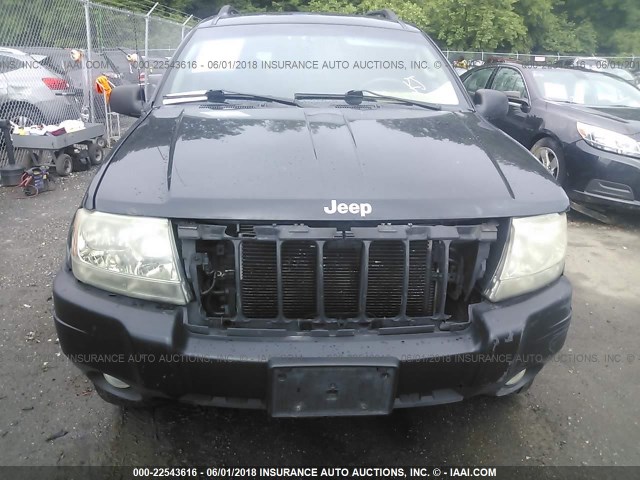 1J4GW48N54C351831 - 2004 JEEP GRAND CHEROKEE LAREDO/COLUMBIA/FREEDOM 黑色 照片 6