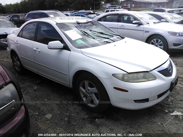 1YVFP80C135M43757 - 2003 MAZDA 6 I WHITE photo 1