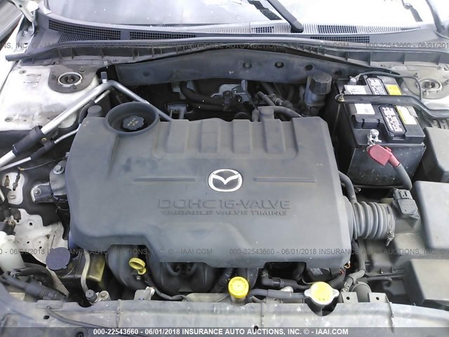 1YVFP80C135M43757 - 2003 MAZDA 6 I WHITE photo 10