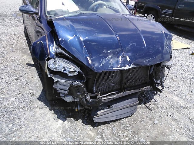 1N4AL11D06C200540 - 2006 NISSAN ALTIMA S/SL BLUE photo 6