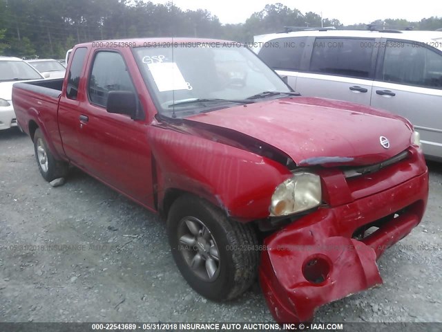 1N6DD26T83C457772 - 2003 NISSAN FRONTIER KING CAB XE RED photo 1