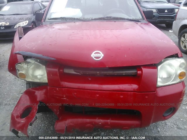1N6DD26T83C457772 - 2003 NISSAN FRONTIER KING CAB XE RED photo 10