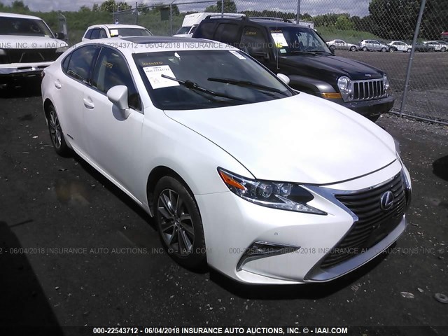 JTHBW1GG1G2108026 - 2016 LEXUS ES 300H WHITE photo 1