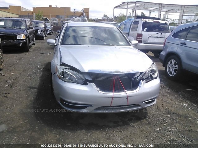 1C3CCBBB1CN298763 - 2012 CHRYSLER 200 TOURING SILVER photo 6