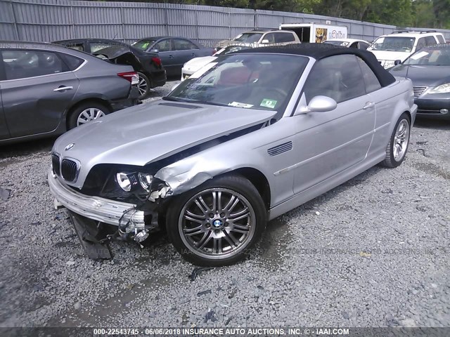 WBSBR93401EX21000 - 2001 BMW M3 CI SILVER photo 2