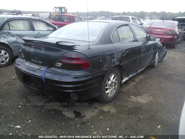 1G2NE52T5XM701250 - 1999 PONTIAC GRAND AM SE BLACK photo 4