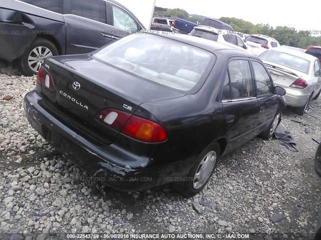 2T1BR12E4YC331890 - 2000 TOYOTA COROLLA VE/CE/LE BLACK photo 4