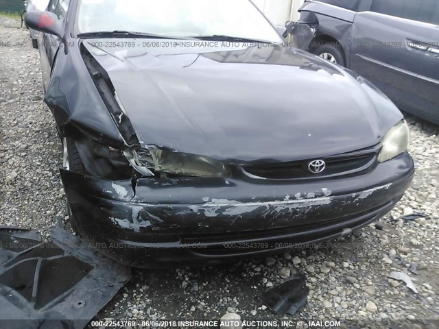 2T1BR12E4YC331890 - 2000 TOYOTA COROLLA VE/CE/LE BLACK photo 6