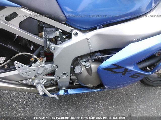 JKBZXJB153A011045 - 2003 KAWASAKI ZX636 B1 BLUE photo 8